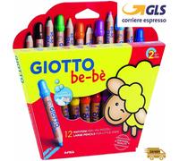 CONFEZIONI DA 12 PEZZI GIOTTO BEBE' MATITONI CODICE 466500 LAVABILI