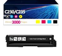 confezioni di cartucce di toner C230 compatibili per Xerox C230 C235 3000 pagine cartuccia di toner di ricambio 006R04383 006R04384 006R04385 006R04386 stampante,K-3000 pages