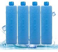 Confezioni di ghiaccio 4 pezzi blocchi congelatore a lunga durata portatile Cooler Congelatore Impacchi di ghiaccio Mantenere fresco per Frigorifero Condizionatore d'aria Fan Cooler Accessories-Ling