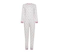 Confezioni_Emy Inverno Freddo Pigiama Intero Donna Uomo - Pigiama Sanitario Pigiama Anziano in Caldo Cotone 100% Italy Cotone Invernale (IT, Testo, XL, Regular, Regular, Fiorellino Rosa)