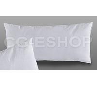 Confezioni.Giuliana Cuscino guanciale per Letto Una Piazza e Mezza - 1 1/12 Mis. 120x50 + Fodera copriguanciale in Spugna