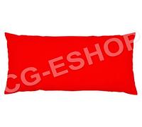 Confezioni.Giuliana Federa per Cuscino da Una Piazza e Mezza - 1 1/12 Mis. 120x55 Colore Rosso Tinta Unita