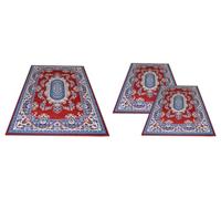 Confezioni Giuliana Tris Tappeti camera da letto PALACE classico dis 2063 Rosso