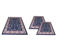 Confezioni Giuliana Tris Tappeti Camera da Letto Palace Classico Dis 2079 Blu