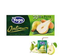 Confezioni Succo di Frutta Yoga Optimum Pera Italiana 8 confezioni da 3 x 200 ml