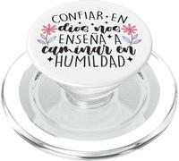 Confiar Dios nos enseña a caminar en humildad PopSockets PopGrip per MagSafe