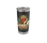 Confida nell'Eterno con tutto il tuo cuore Proverbi 3:5 Christi Bicchiere termico in acciaio inox doppia parete