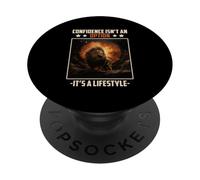 CONFIDENCE ISN'T AN OPTION IT'S A LIFESTYLE PopSockets PopGrip Adesivo