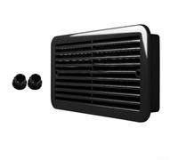 Configurazione a doppia ventola ad alta efficienza energetica per un flusso d'aria ottimale negli ambienti camper (nero)