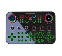Configurazione audio semplificata Pacchetto completo di schede audio con microfono e treppiede regolabile