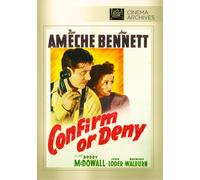 Confirm O Deny DVD (1941) - Don Ameche, Joan Bennett Roddy Mcdowall Archie Mayo