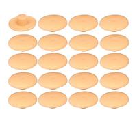 Confirmat - 20 copriviti in plastica, 4 x 2,7 x 11,8 mm, protezione universale per mobili, colore: beige