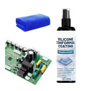 Conformal Coating - Transparent Waterproof Sealant | 100ml Capacity 14x4x4cm With Towel Circuit Board Cleaner Insulating Sealant | - For Electrician Engineer PCB Assembly Control Boards Auto Marine E