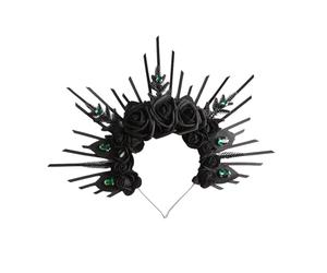 Confortevole fascia per capelli a forma di rosa, accessorio versatile per l'uso quotidiano e servizi fotografici