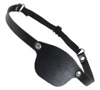 Confortevole Maschera Per Gli Occhi in Pelle Pu - Maschera Per Occhio Singolo in Pelle Retrò Steampunk Medievale - Benda Per Occhi in Pelle Pirata Retrò - Carnevale Di Halloween Accessorio Con Un