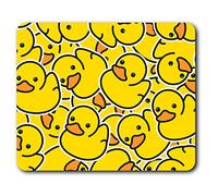 Confortevole Mat Mouse - anatre gialle di gomma Anatroccolo 23.5 x 19.6 cm (9.3 x 7.7 pollici) per il calcolatore & computer portatile, ufficio, regalo, antiscivolo Base - RM2078