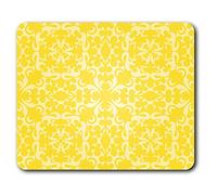 Confortevole Mat Mouse - Art Deco Giallo vintage del modello 23.5 x 19.6 cm (9.3 x 7.7 inches) per il calcolatore & computer portatile, ufficio, regalo, antiscivolo Base - RM24578