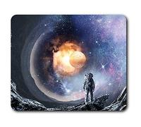 Confortevole Mat Mouse - Astronauta lo straniero di spazio Fantasy Art 23.5 x 19.6 cm (9.3 x 7.7 pollici) per il calcolatore & computer portatile, ufficio, regalo, base antiscivolo - RM14060