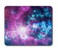 Confortevole Mat Mouse - Bella viola Nebulosa dello spazio d'arte 23.5 x 19.6 cm (9.3 x 7.7 pollici) per il calcolatore & computer portatile, ufficio, regalo, base antiscivolo - RM13228