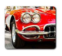Confortevole Mat Mouse - Impressionante Red Sports Car da corsa driver 23.5 x 19.6 cm (9.3 x 7.7 inches) per il calcolatore & computer portatile, ufficio, regalo, antiscivolo Base - RM8542