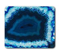 Confortevole Mat Mouse - Macro Agate Geode Scienza 23,5 x 19,6 cm (9,3 x 7,7 pollici) per il calcolatore & computer portatile, ufficio, regalo, base antiscivolo - RM3437