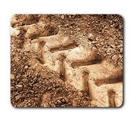 Confortevole Mat Mouse - Off Road Traccia di pneumatico Terra corsa 23,5 x 19,6 cm (9,3 x 7,7 pollici) per il calcolatore & computer portatile, ufficio, regalo, antiscivolo Base - RM8653