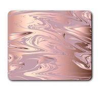 Confortevole Mat Mouse - Rose Gold Marmo Modello Piuttosto 23.5 x 19.6 cm (9.3 x 7.7 pollici) per il calcolatore & computer portatile, ufficio, regalo, base antiscivolo - RM24125