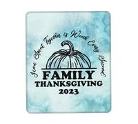 Confortevole Tampone per Mouse, Family Thanksgiving 2023 Tappetino per Il Mouse Personalizzato Gaming Mousepad per PC Notebook Casa