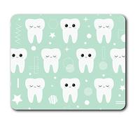Confortevole Tappetino mouse - Denti modello dentale Infermiere 23.5 x 19.6 cm (9.3 x 7.7 pollici) per il calcolatore & computer portatile, ufficio, regalo, base antiscivolo - RM14414