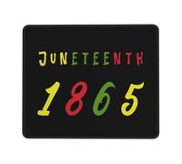 Confortevole Tappetino per Il Mouse, Freedom Day Juneteenth 1865, Antiscivolo Tappetino per Mouse, Gaming Mousepad, 25X30cm, PC, Notebook, Laptop