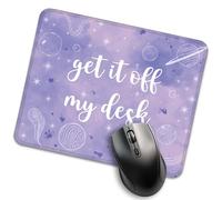Confortevole Tappetino per Il Mouse Get it off My Desk Funny Gaming Mousepad Tappetino per Mouse 25x30cm per PC,Ufficio,Computer