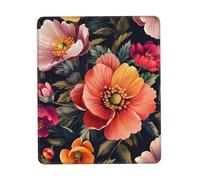 Confortevole Tappetino per Il Mouse, Lovely Flower Patterns, Ergonomico Tappetini Mouse, Gaming Mousepad, 25X30cm, PC, Ufficio, Computer