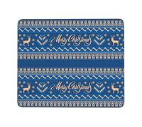 Confortevole Tappetino per Il Mouse, Merry Christmas Elk, Pratica Tappetino per Mouse, Mousepads, 25X30cm, Computer, Ufficio, Casa