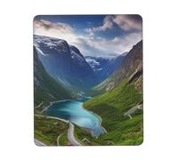 Confortevole Tappetino per Il Mouse Norwegian S 25X30Cm, Tampone per Mouse Superficie Liscia Gaming Mousepad per Ufficio Notebook Computer