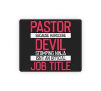 Confortevole Tappeto Mouse, Inspirational Preachers Hilarious Saying Pastor Tappetino per Il Mouse Antiscivolo Gaming Mousepad per PC Casa Computer