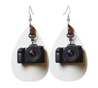 Confortevoli Orecchini Donna Camera hanging on white wall Orecchino da Donna Stampa Teardrop Orecchini per Bambina Festa della mamma Vacanze