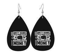Confortevoli Orecchini Donna Pendenti Dirty Hands Make Clean Money Orecchino da Donna Stampa Orecchini Pendenti per Bambina Decorazioni Vacanze