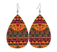 Confortevoli Orecchini Mexican Folk Art Boho Orecchino da Donna Leggero Orecchini Pendenti Lunghi per Bambina Vacanze Decorazioni