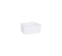 Confortime 104672 Contenitore per Sistemare Multiuso Jano Flessibile, Bianco 18 x 13.5 x 7.5 cm