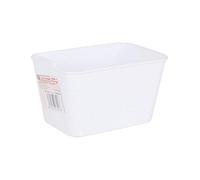 Confortime 105132 Contenitore per Sistemare Multiuso, Flessibile, Bianco 13.5 x 9 x 7.5 cm