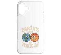 Confronto Terra "Il gemello della Terra" del sistema solare Custodia per iPhone 16 Plus