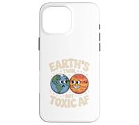 Confronto Terra "Il gemello della Terra" del sistema solare Custodia per iPhone 16 Pro Max
