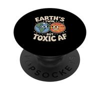 Confronto Terra "Il gemello della Terra" del sistema solare PopSockets PopGrip Adesivo