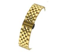 Cong Yi 18mm 19mm 20mm 22mm 24mm orologi in acciaio inox solido in acciaio inox orologio in acciaio inox orologi cinturino accessori cavo curvo estremità curva(Gold,20mm)