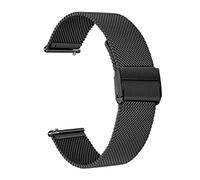 Cong Yi 2 pezzi e cinturino in acciaio inossidabile resistente da 20 mm compatibile con Galaxy Watch 42 mm/Active 40 mm/Gear S2 Classic/Gear Sport Band Strap(Coal Black,20mm lug width)