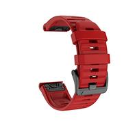 Cong Yi Cinturino a banda compatibile con Garmin Fenix 6 6x Pro Quick Compatibile con cinturino da 22 mm 26mm Fenix 5 5x Plus a rilascio rapido in silicone(Red,26mm for Fenix6X 5X)