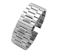 Cong Yi Cinturino For Orologio In Acciaio Inossidabile Massiccio Da 24 Mm, 26 Mm E 28 Mm, Compatibile Con Diesel Seven Friday, Cinturino Da Uomo Di Grandi Dimensioni(B-silver,26mm)