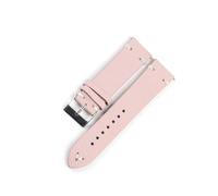 Cong Yi Cinturino For Orologio In Pelle Di Mucca Con Motivo Litchi, Cinturino Con Cuciture Fatte A Mano Da 16-22 Mm, Accessori For Sostituire Il Cinturino For Uomo E Donna(Pink,19mm)