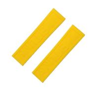 Cong Yi Cinturino for orologio in silicone con fibbia in acciaio inossidabile, 20/22/24 mm, compatibile con cinturino Navitimer/Avenger/Breitling(Yellow,BRIGHT BLACK BUCKLE_22MM)