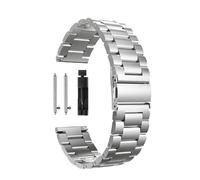 Cong Yi Cinturino in acciaio inossidabile compatibile con Galaxy Watch 3 LTE 41mm 45mm Cinturino Bracciale for Gear Sport/S2 S3 42mm 46mm 20mm 22mm Cinturini(Silver black,For S3 Frontier)